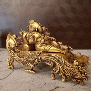 brass-sofa-ganesha-idol-pooja-gift-murticollection-delhi-noida-coimbatore-india