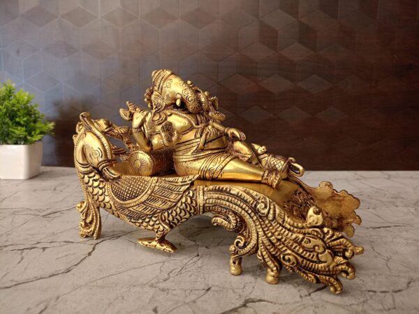 brass-sofa-ganesha-idol-pooja-gift-murticollection-delhi-noida-coimbatore-india